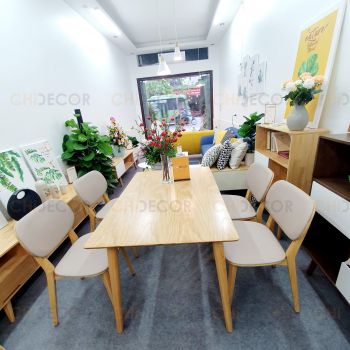 Set bàn ăn Hana -Tự nhiên 1200