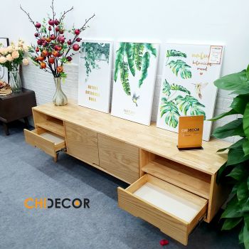 KỆ TIVI TEANA - TỰ NHIÊN 1800