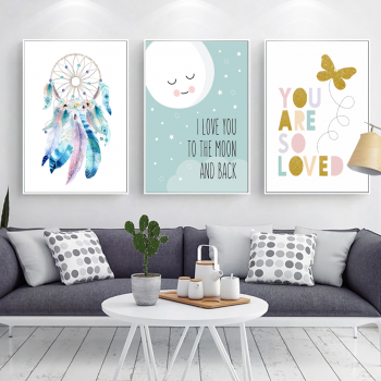 Tranh Canvas Tranh bộ 3 - Ngộ nghĩnh