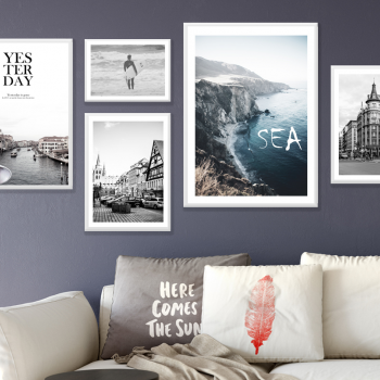 Tranh Canvas Tranh bộ 5 - Nghệ thuật