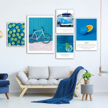 Tranh Canvas Tranh bộ 5 - Nghệ thuật