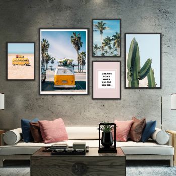 Tranh Canvas Tranh bộ 5 - Nghệ thuật