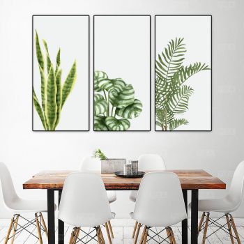 Tranh Canvas Tranh bộ 3 - Hồng hạc đang yêu