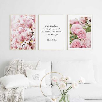 Tranh Canvas Tranh bộ 3 - Hồng hạc đang yêu