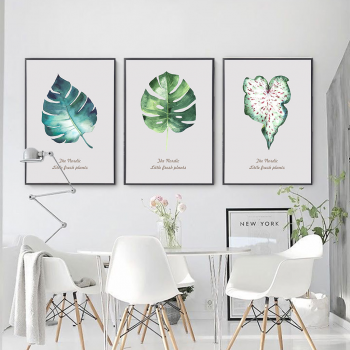 Tranh Canvas Tranh bộ 3 - Hồng hạc đang yêu