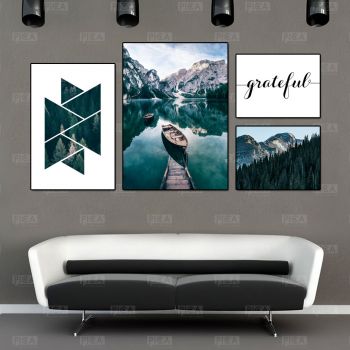 Tranh Canvas Tranh bộ 4 - Bản Hòa Ca