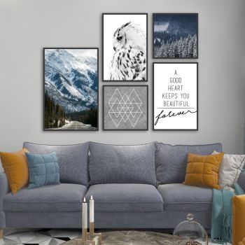 Tranh Canvas Tranh bộ 4 - Bản Hòa Ca