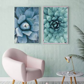 Tranh Canvas Bộ 2 tranh - Cây cỏ mùa xuân