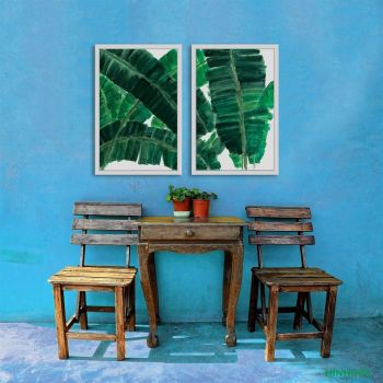 Tranh Canvas Bộ 2 tranh - Cây cỏ mùa xuân