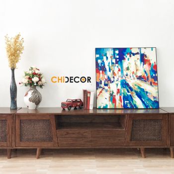 Kệ Tivi Cánh mây Luxury - Nâu 1800