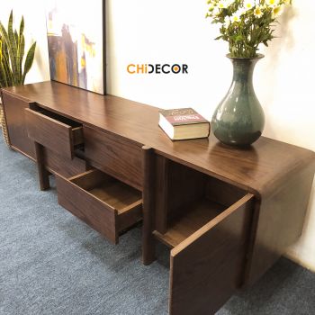 Kệ Tivi Mid Century - Nâu 1800