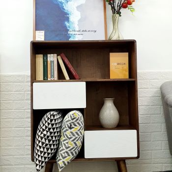 Giá sách/ Tủ trang trí Rio - Nâu