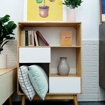 Giá sách/ Tủ trang trí Rio - Tự nhiên